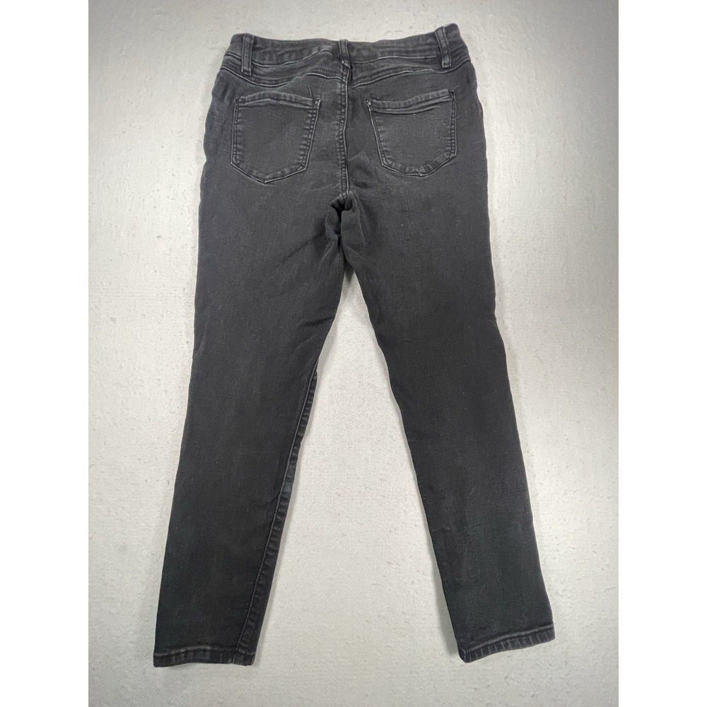 D Jeans New York‎ Jeans Womens 8 Black Skinny Stretch Denim Pants Mid Rise